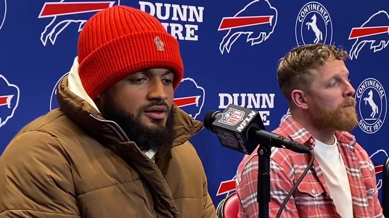 Bills' Josh Allen involved in skirmish with Dolphins' Christian Wilkins in  playoff game