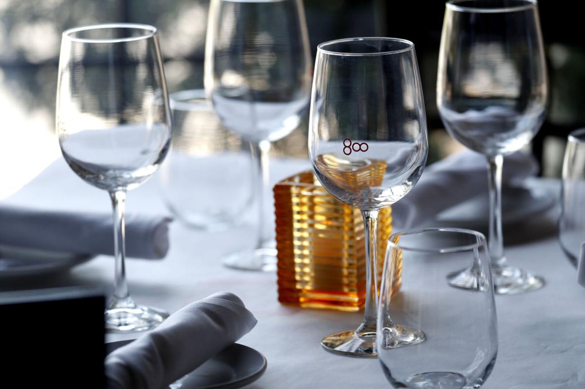 Table set for dinner at 800 Maple