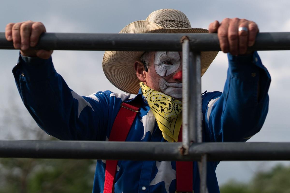 Photos Riding the bulls at the Alden Rodeo