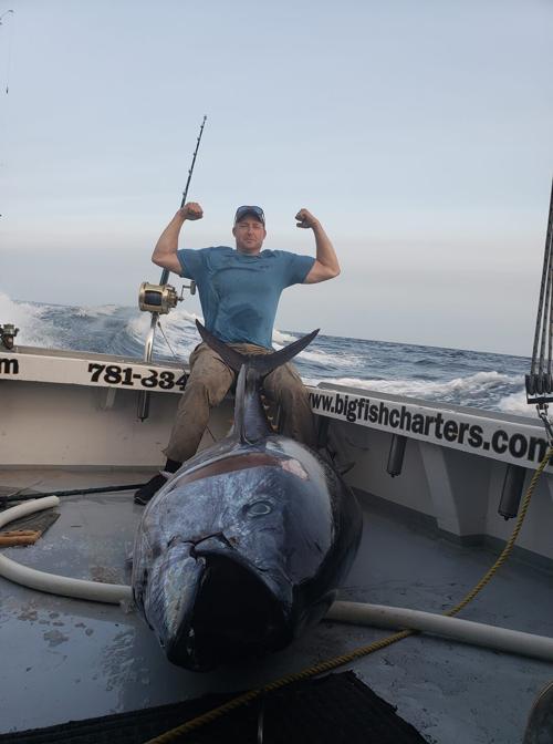 Kyle Hovak tuna Cape Cod Sportsman's Tale