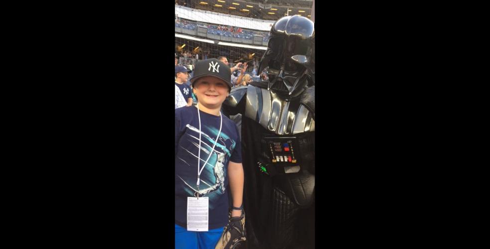 New York Yankees on X: A big thanks to young Jedi-in-training Charlie  Stewart (with the help of Darth Vader) for throwing out tonight's first  pitch! #StarWarsNight  / X