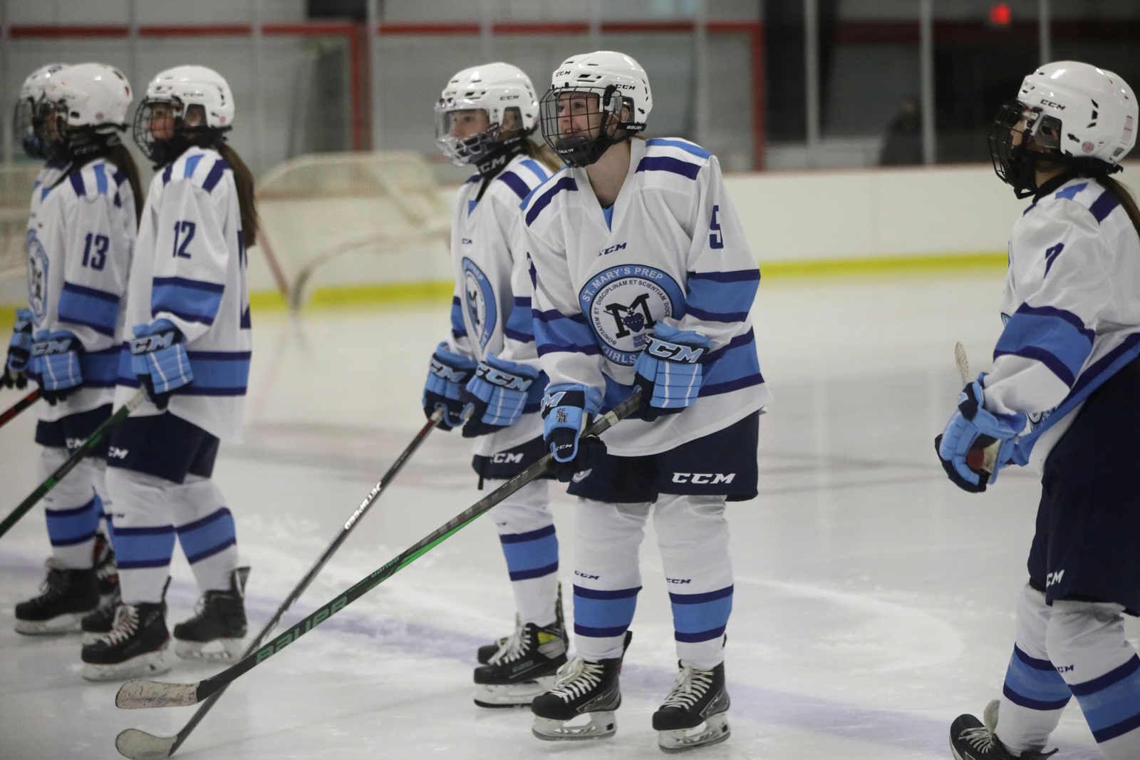 St. Mary's makes debut in girls hockey with tie against HEWS