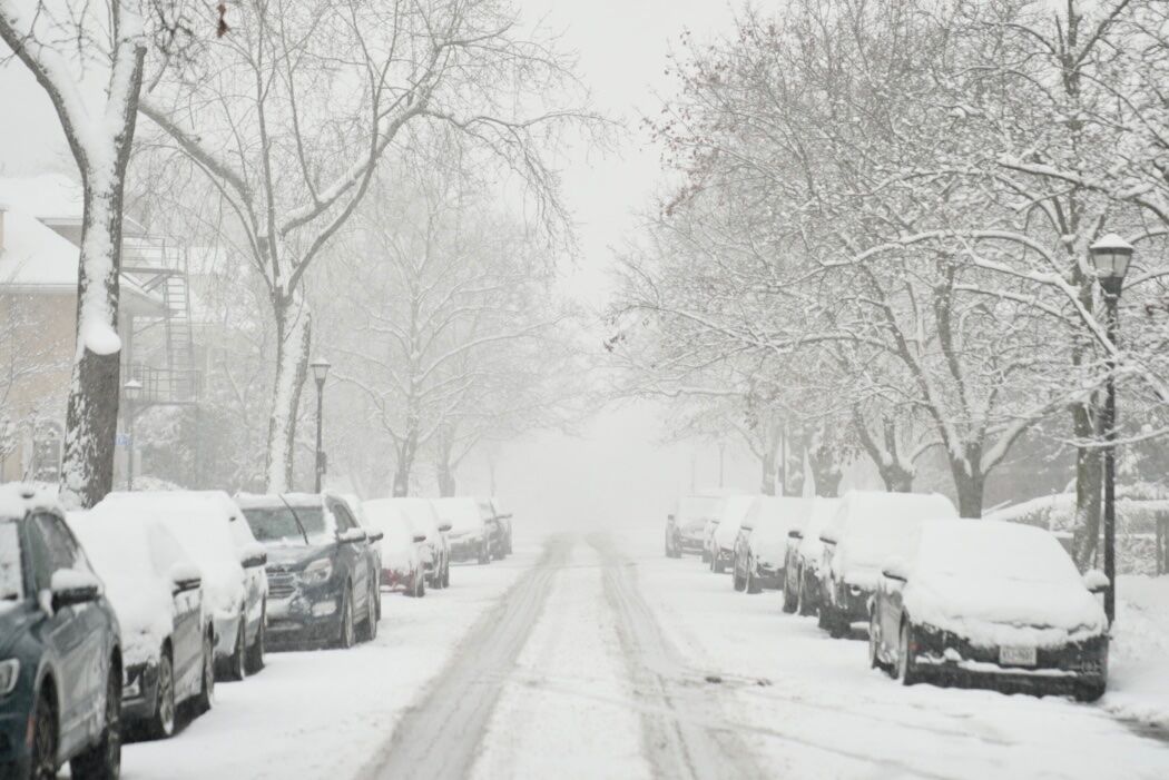 Football weather: Snow in Buffalo gives a winter wonderland effect