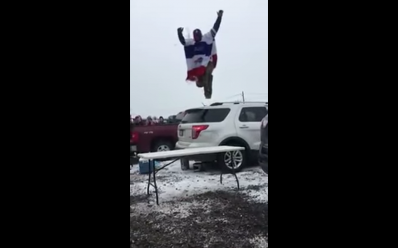Bills Fans Continue Destroying Tailgate Equipment with Finishing Moves, News, Scores, Highlights, Stats, and Rumors