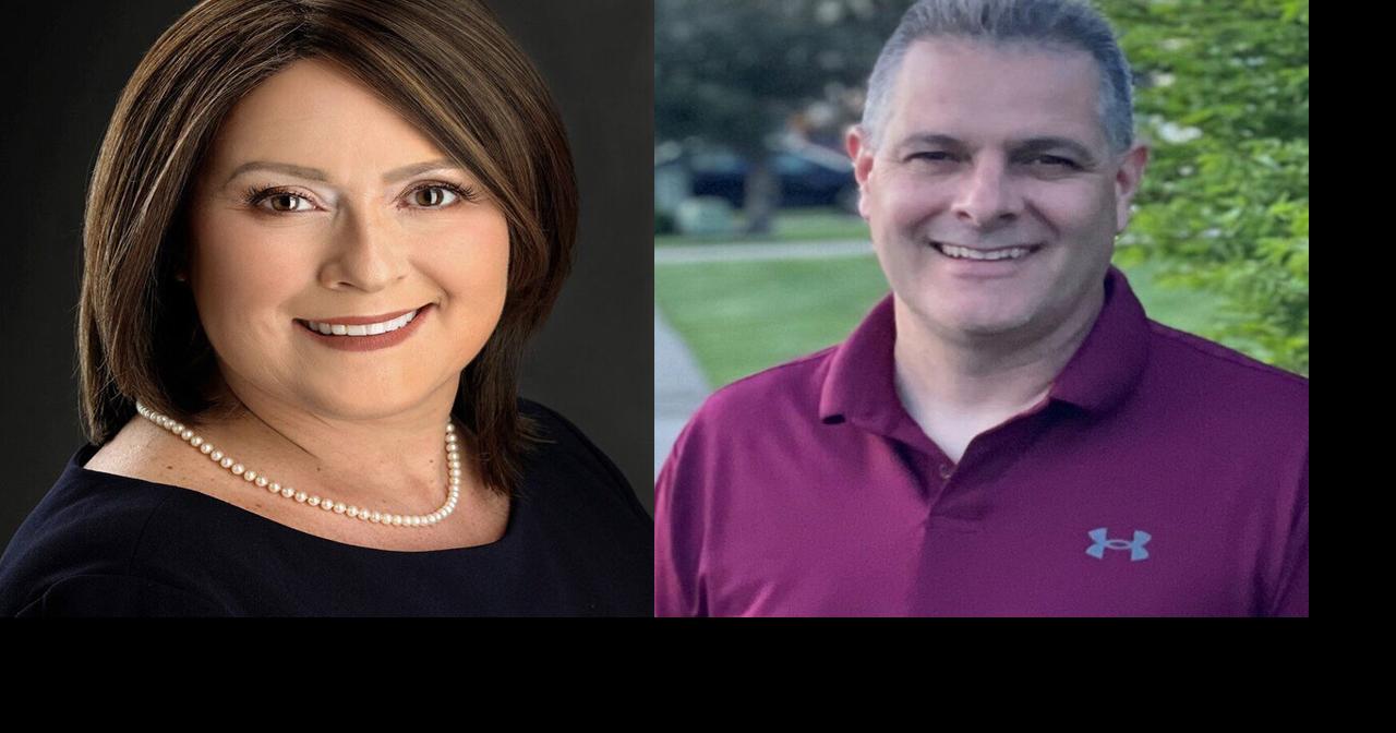 A lawyer and a police officer both tout their experience in race for