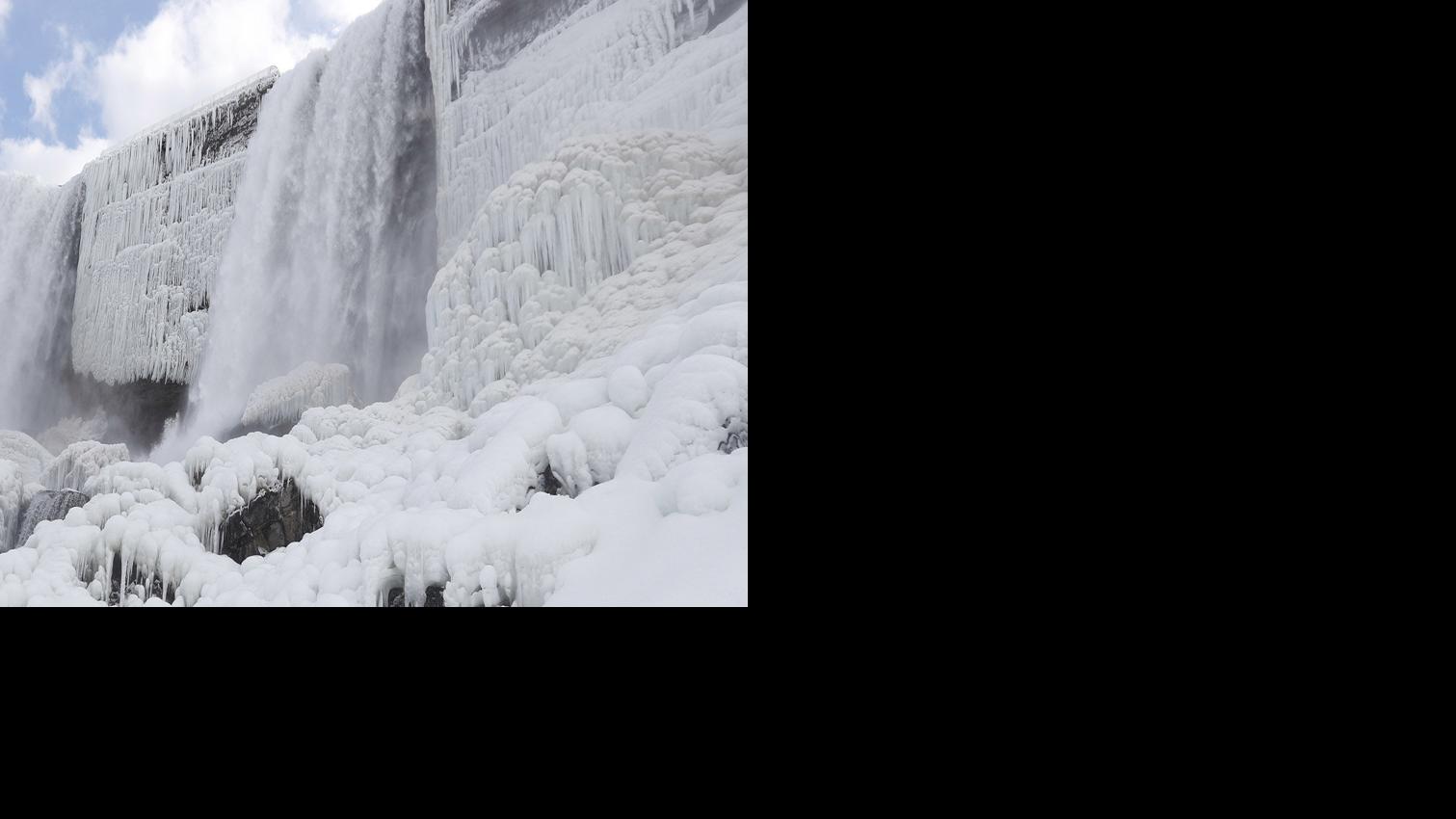 At The Cave Of The Winds In The Winter New Descent To Ice And
