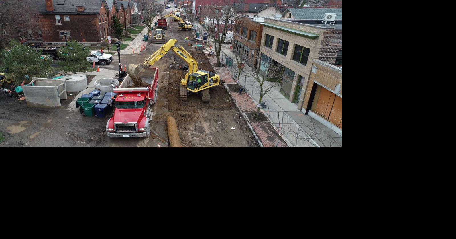 Road resurfacing work kicks off downtown as spring brings projects ...