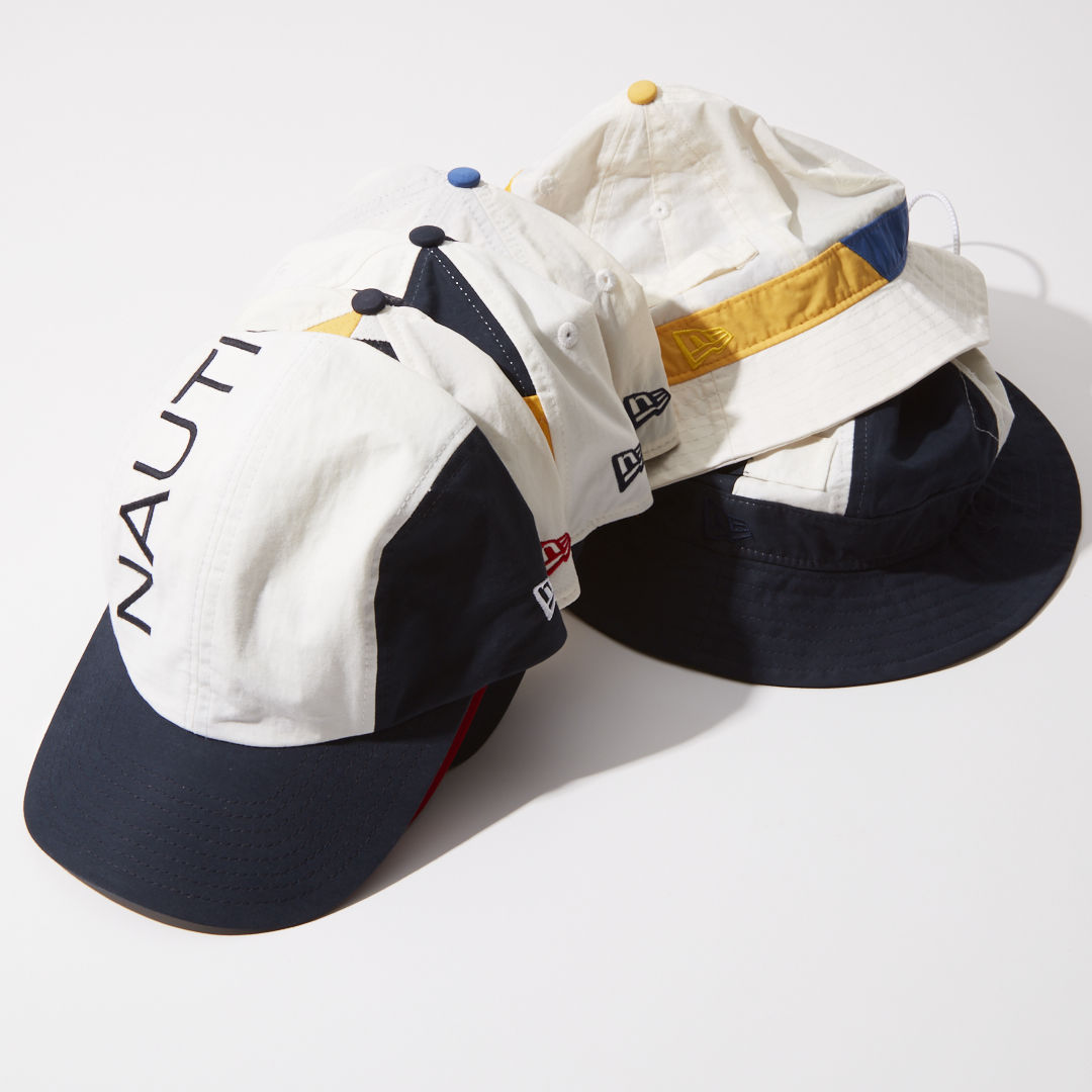 New Era's retro '90s Nautica hats are made from vintage jackets