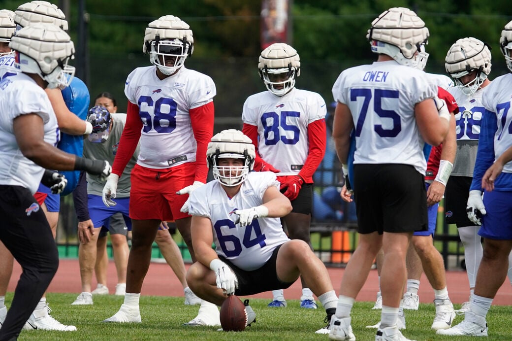 Bills' Dion Dawkins says practice without pads is harder