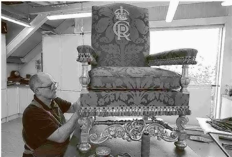 Where should a king sit? A 700-year-old chair seems fitting