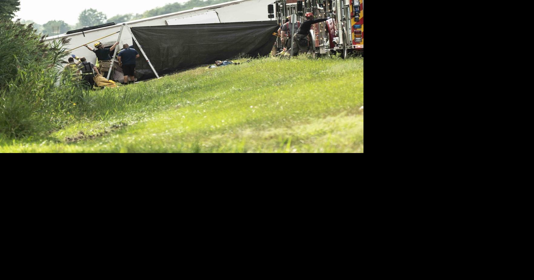 Bus driver charged in New York crash that killed five
