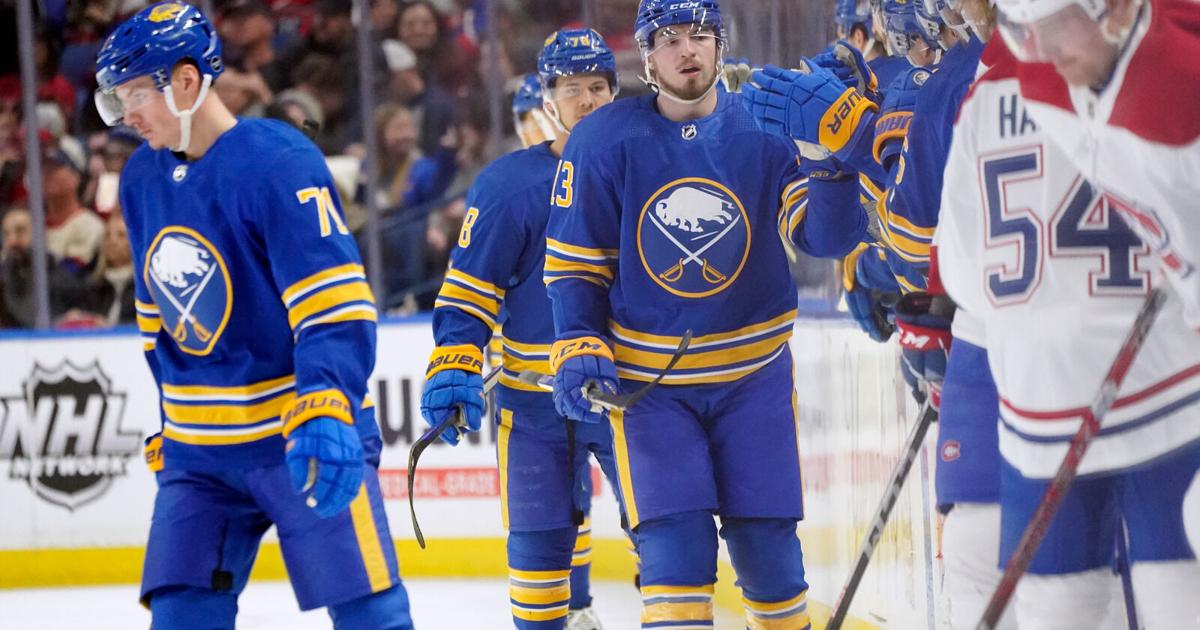 Lukas Rousek gets first NHL goal as Sabres fall to Habs