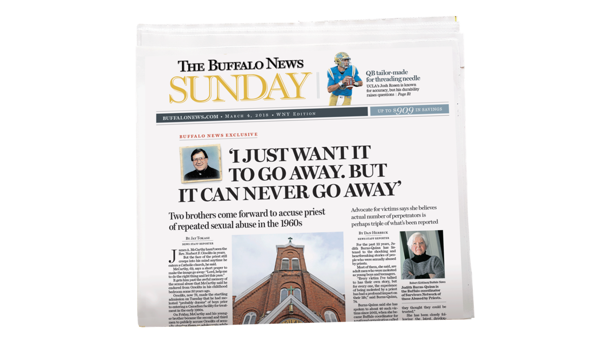 Front prate of The Buffalo News
