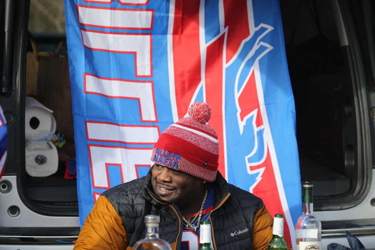 Photos: Bills Mafia 'circles the wagons' at Arrowhead Stadium