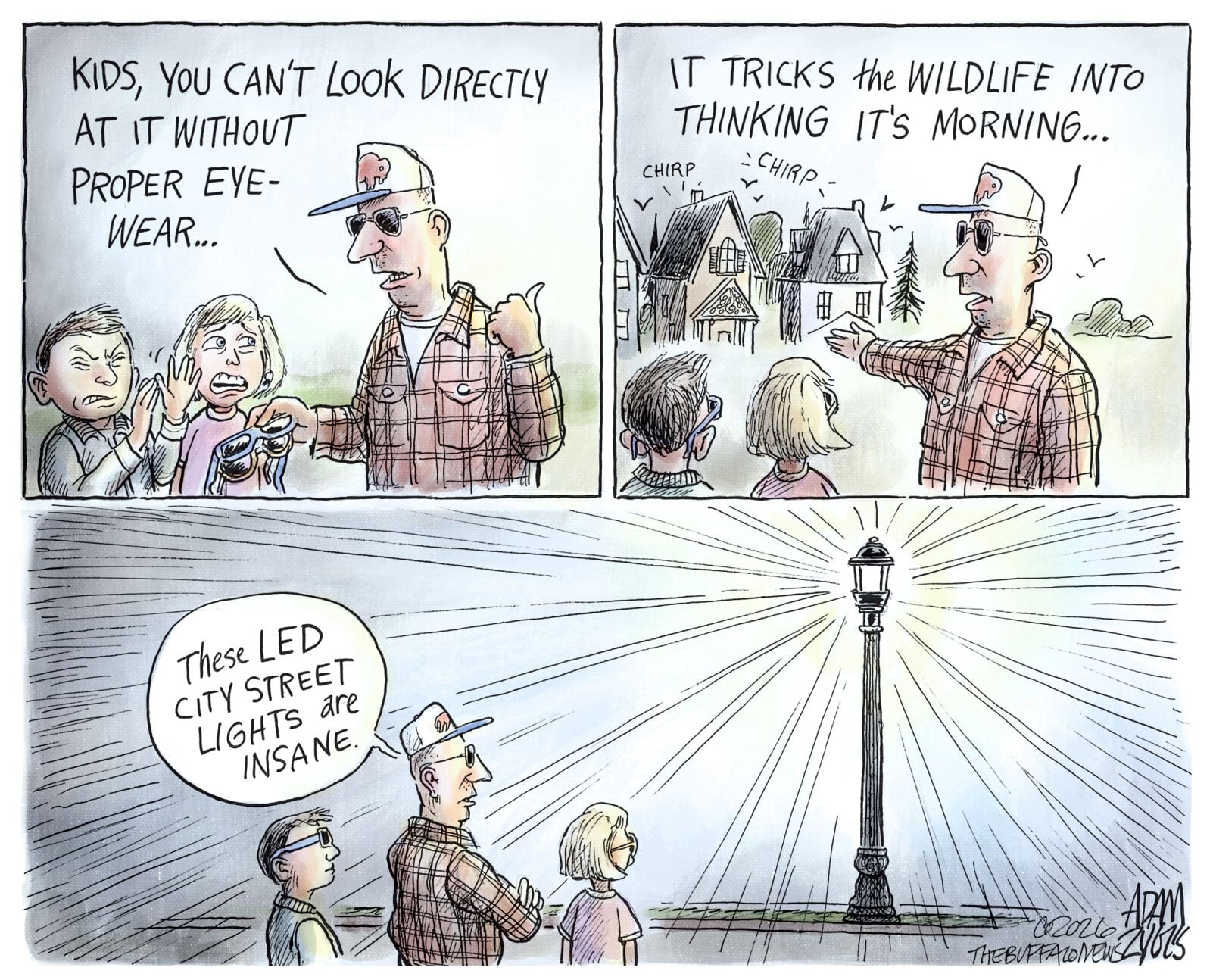 Adam Zyglis: City of Light Pollution
