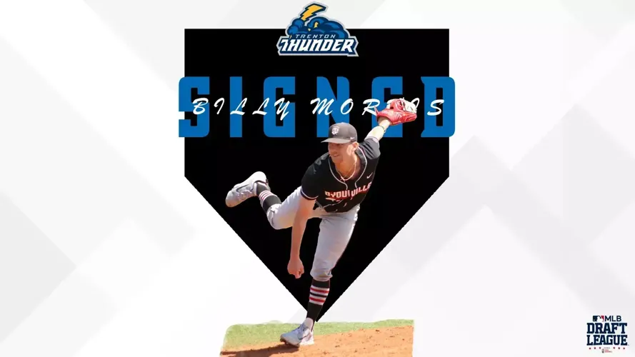 Morris Signs with MLB Draft League's Trenton Thunder After Record-Setting Career at D'Youville