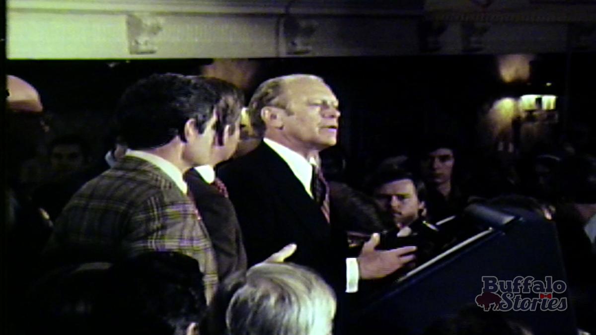 In 1976 President Gerald Ford Attends Mass At St Stan S History Buffalonews Com