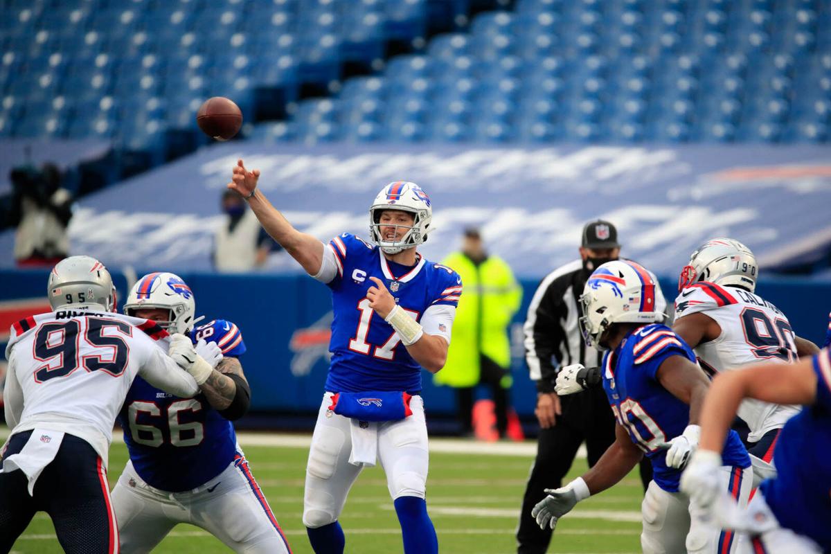 Bills' Josh Allen plays up to MVP-favorite status, dominates star