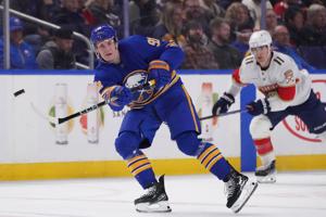 ‘He should be locked up’: Josh Doan’s first-half surge with Sabres nets seven-year contract extension