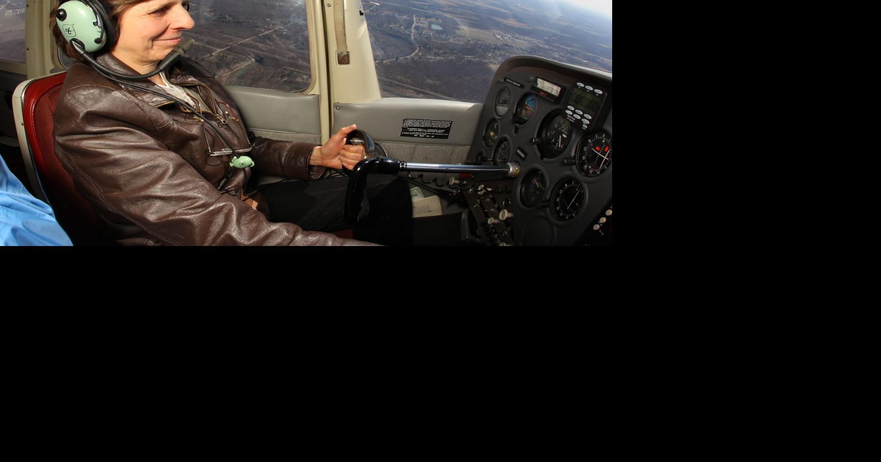 Retired cop flies high with her one-plane airline