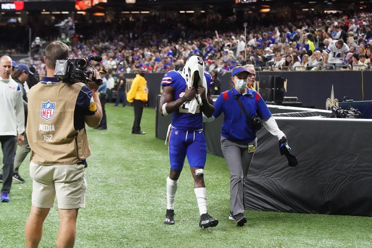 Tre'Davious White Knee Injury vs. Saints 