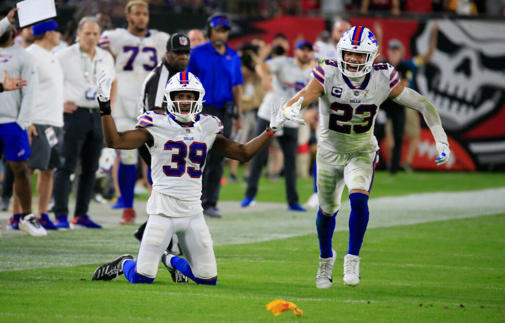 Buffalo Bills cornerback Levi Wallace (39) during the second half