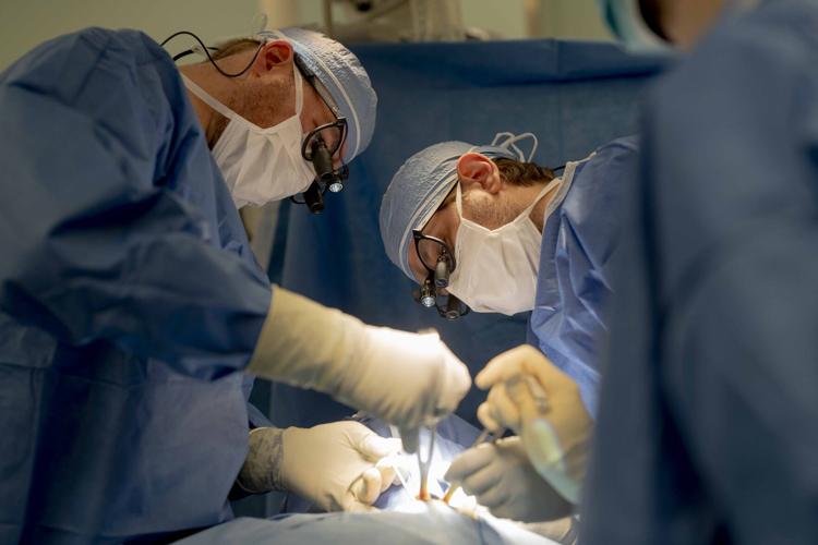 Vagus nerve stimulation device implantation surgery
