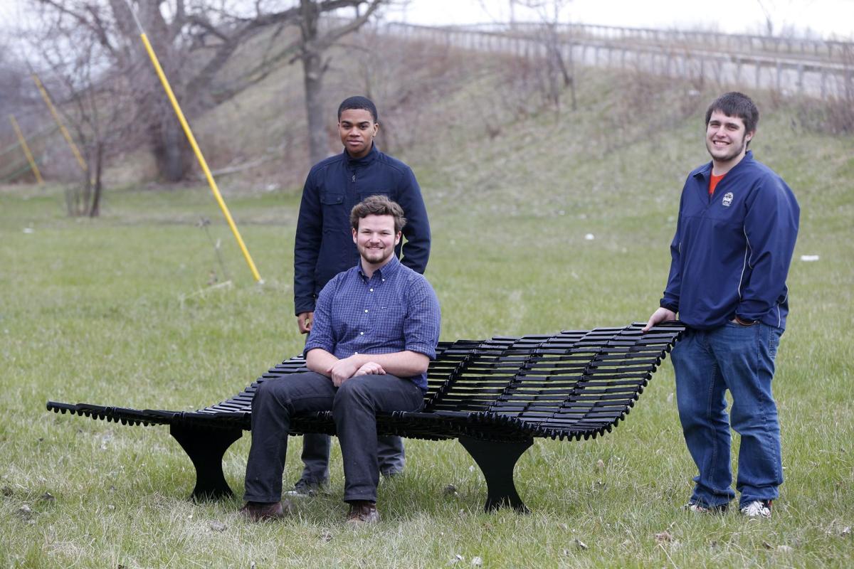 Unique Benches For Buffalo S Old First Ward Local News Buffalonews Com