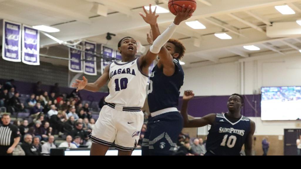 Niagara Men S Basketball Upsets Saint Peter S 63 54 College