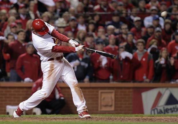 St. Louis Cardinals rally twice against Texas Rangers, win it in 11th on David  Freese's home run 