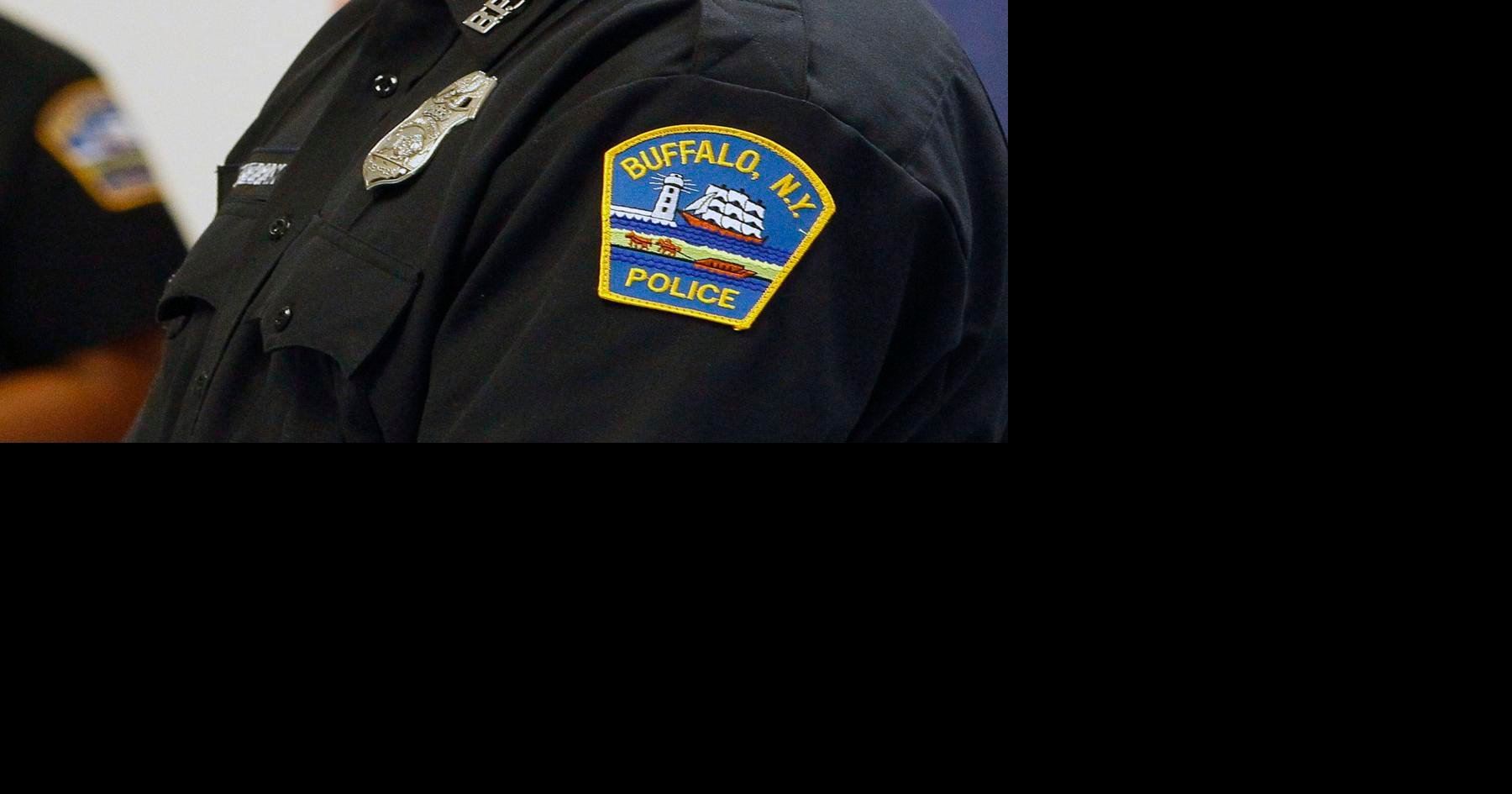 nypd police badge with black band