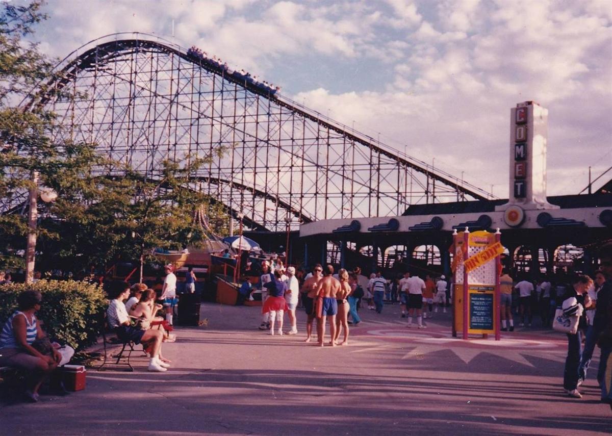 Buffalo In The 40s Crystal Beachs Comet Replaces Deadly Cyclone Coaster Archives