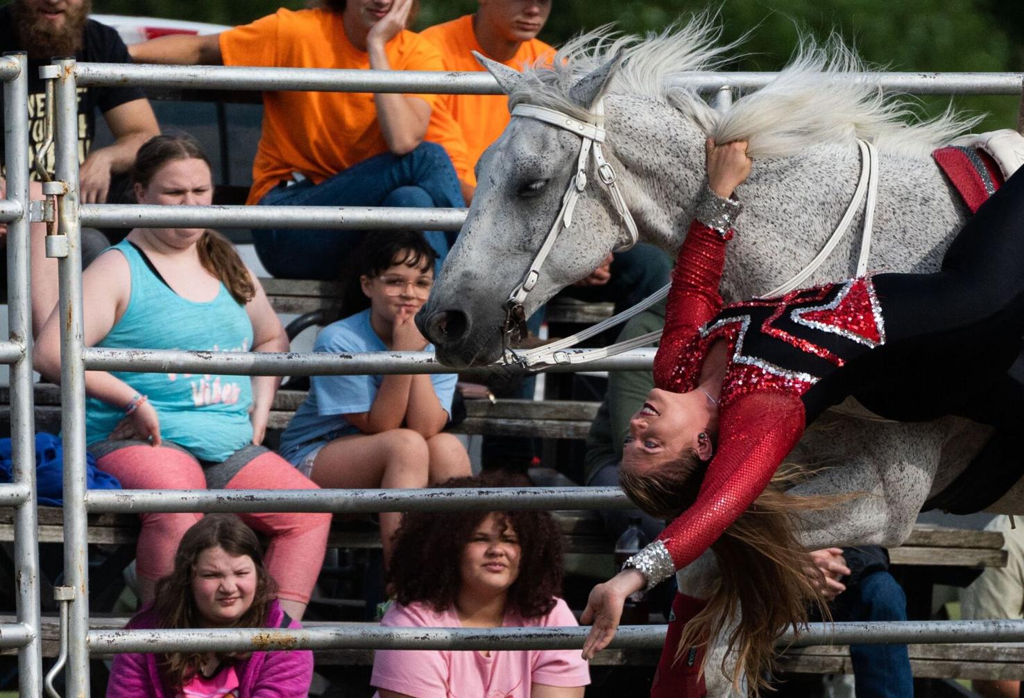 Photos Riding the bulls at the Alden Rodeo
