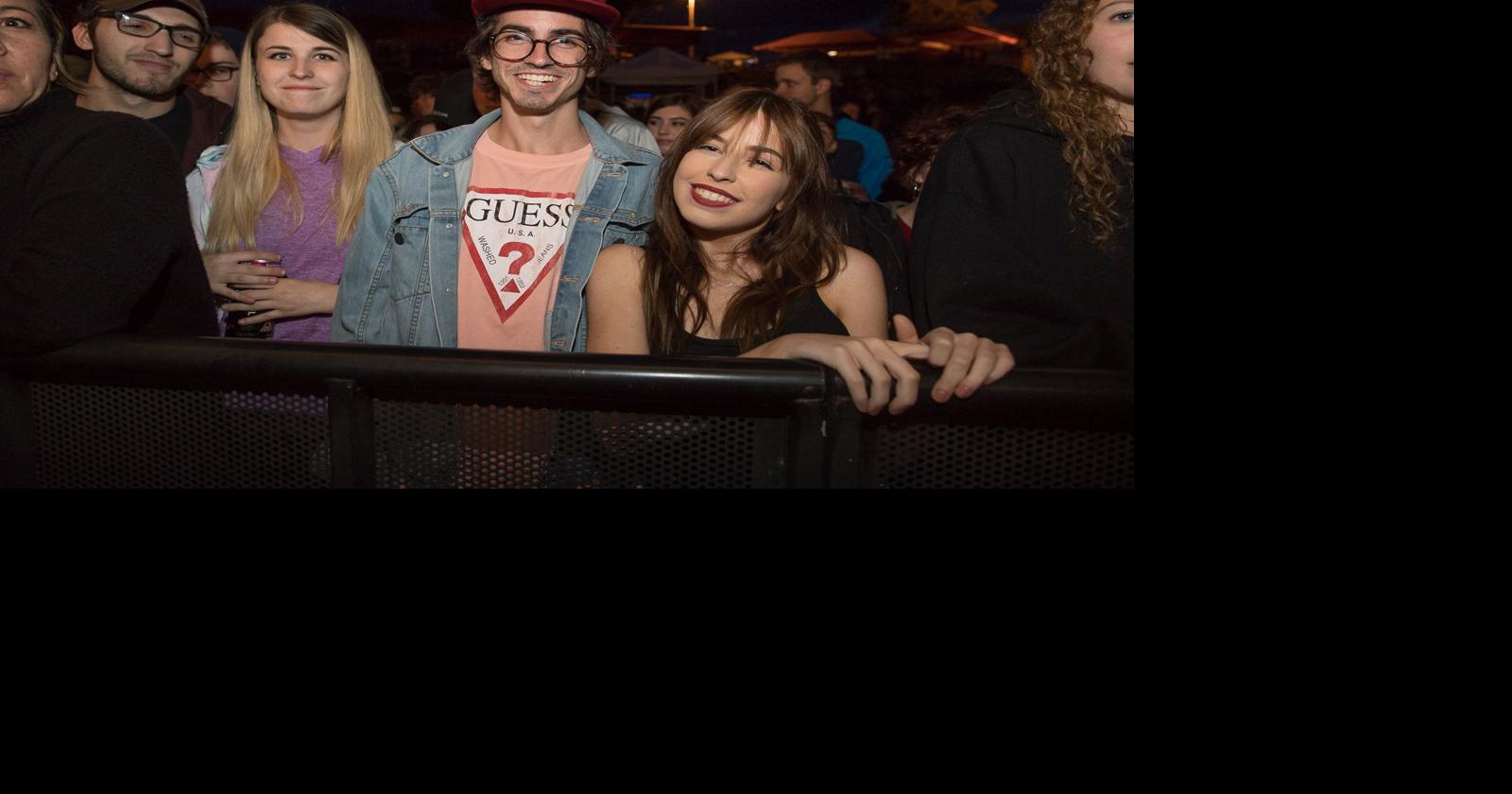 Smiles at Bleachers in Artpark