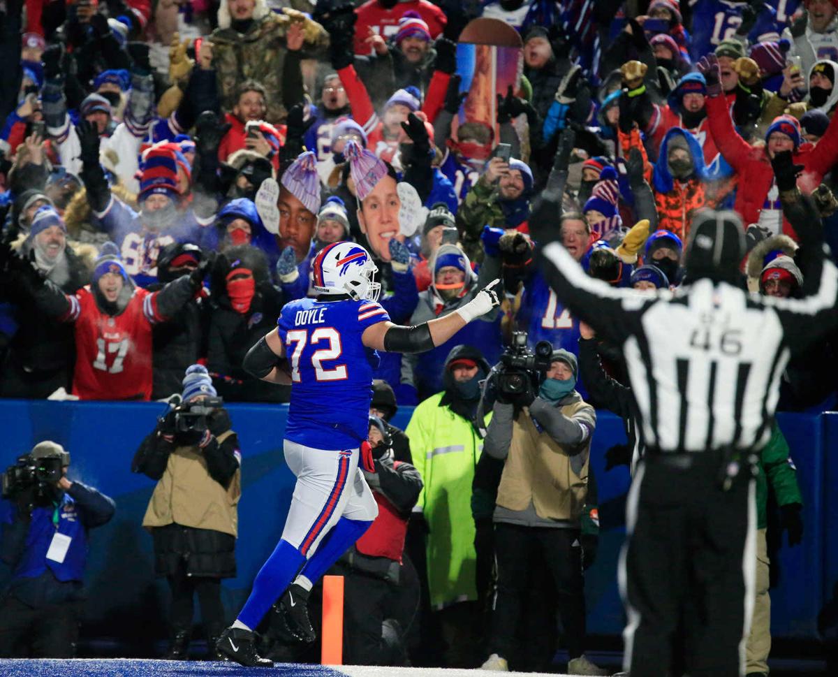 Bills rookie tackle Tommy Doyle's big-man touchdown a byproduct of