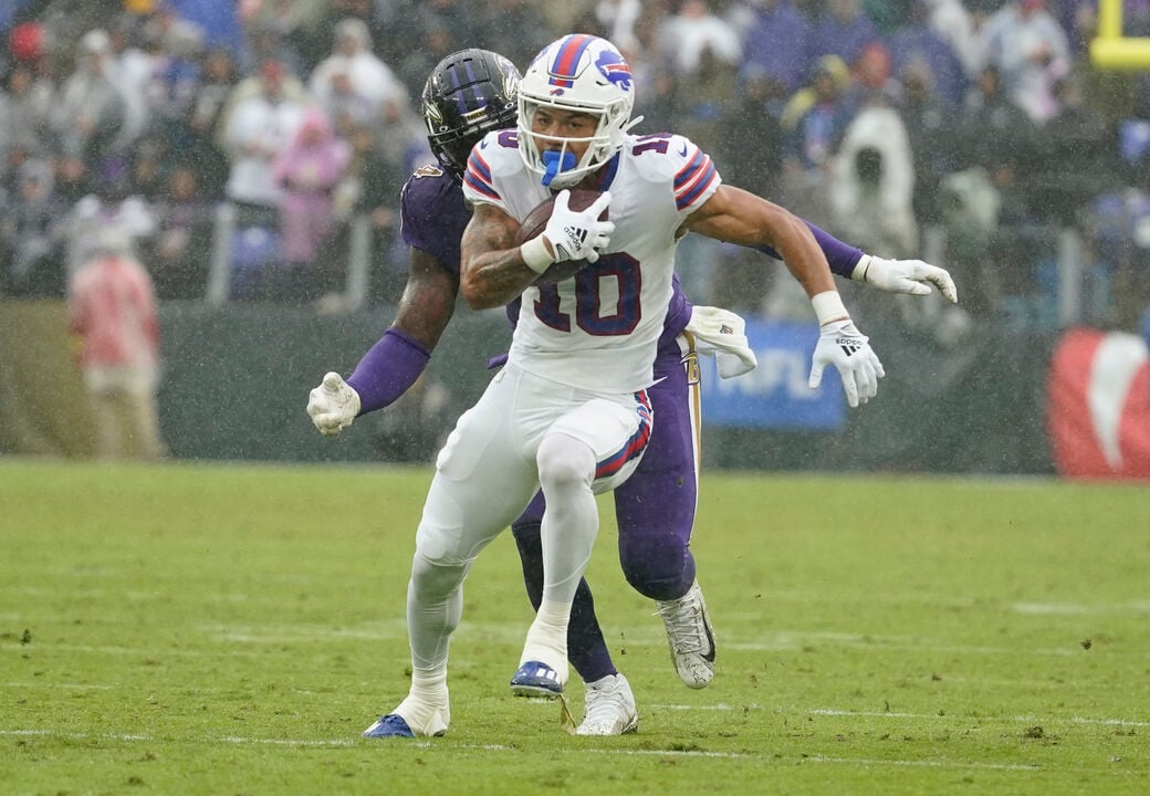 It's amazing': Bills rookie Khalil Shakir makes first catch of his NFL  career in win over Ravens