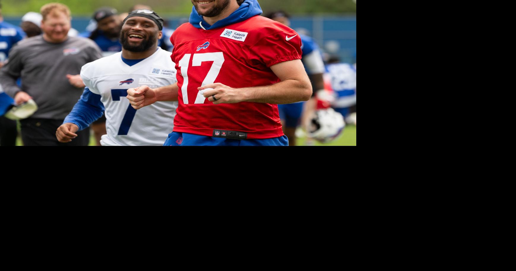 Birthday week and start of Bills OTAs give Josh Allen plenty to celebrate