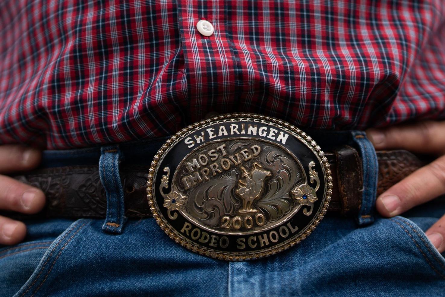 Photos Riding the bulls at the Alden Rodeo
