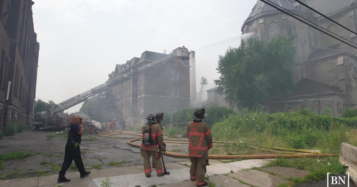 Fire breaks out at St. Ann's Church