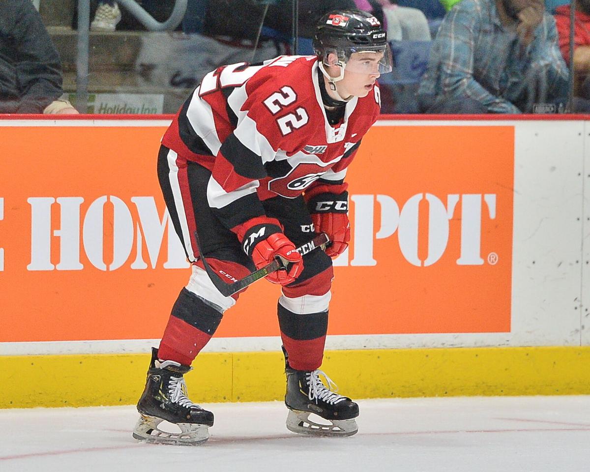 Jack Quinn of the Ottawa 67's