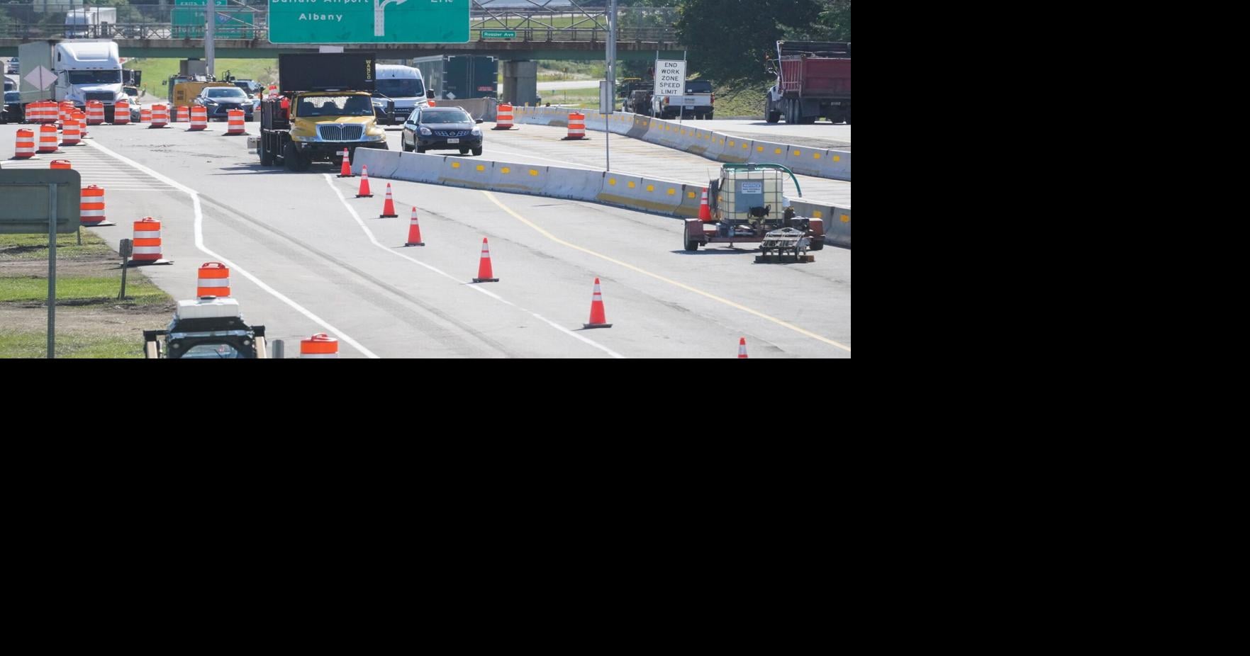 I-190 construction to remain obstacle for commuters as school year begins