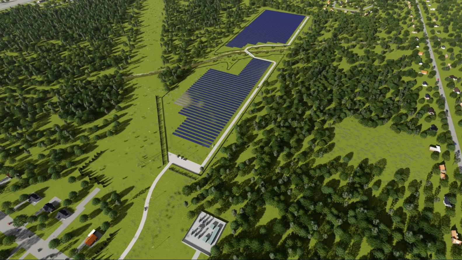 Work Begins On 20 000 Panel Grand Island Solar Array Over Neighbors Objections Business Local Buffalonews Com