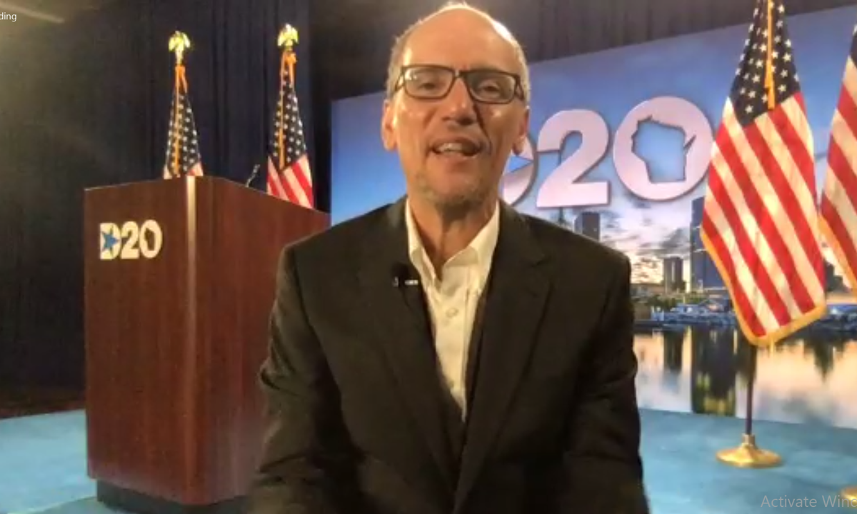 Tom Perez at Dem breakfast