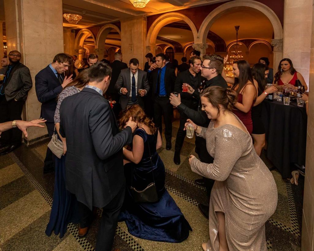 Smiles at Statler City Ice Ball on New Year's Eve ...