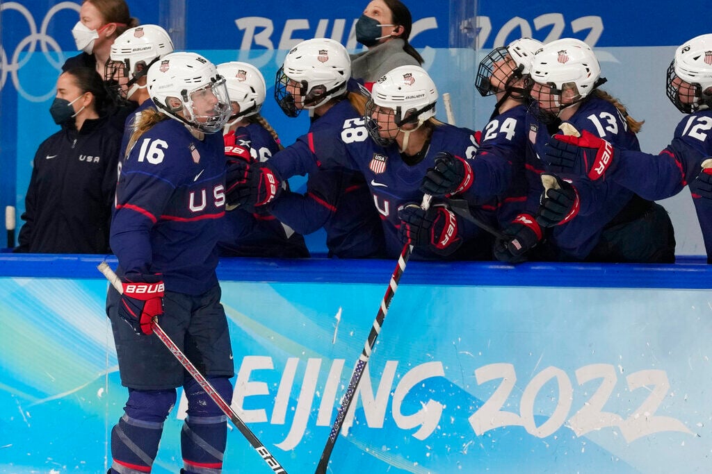 Watch Now Getzville S Hayley Scamurra Scores Goal For Team Usa Women S Hockey Olympics Buffalonews Com