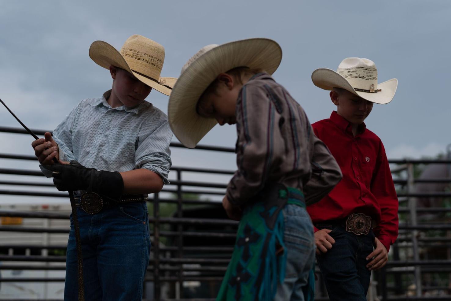 Photos Riding the bulls at the Alden Rodeo