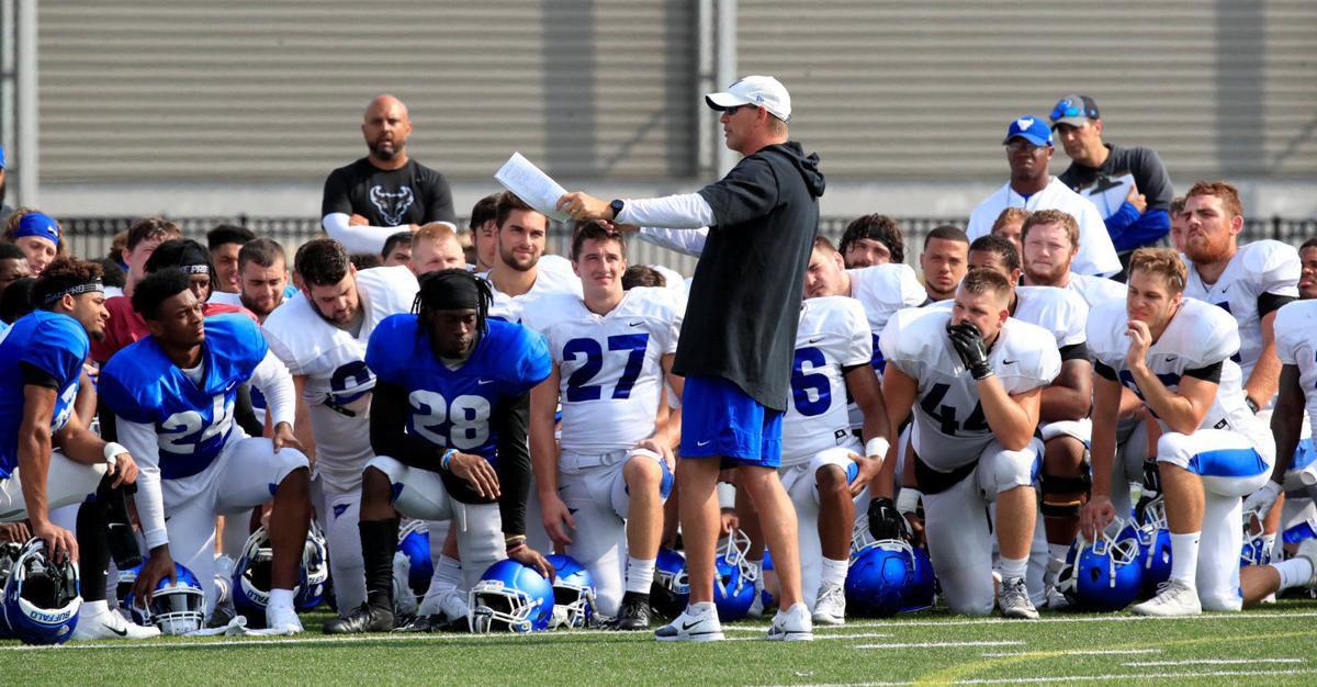 UB football practice