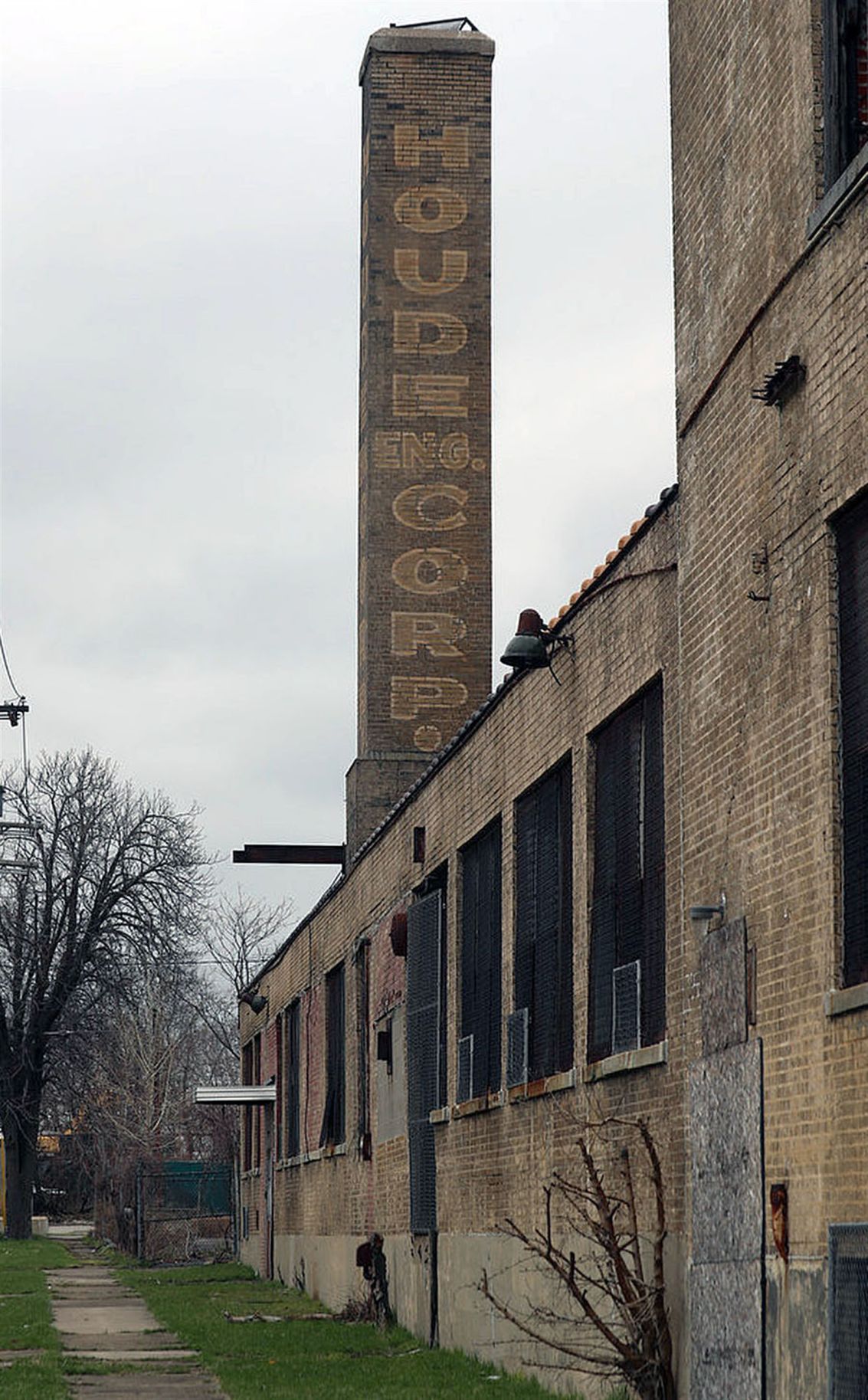 Buffalo Left Behind Houdaille Industries building Multimedia