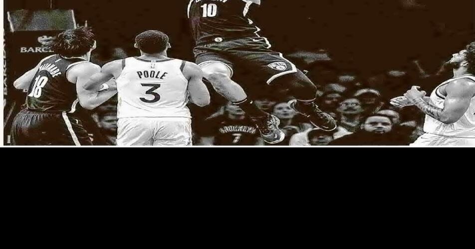 Nets score 91 in first half, drub Warriors