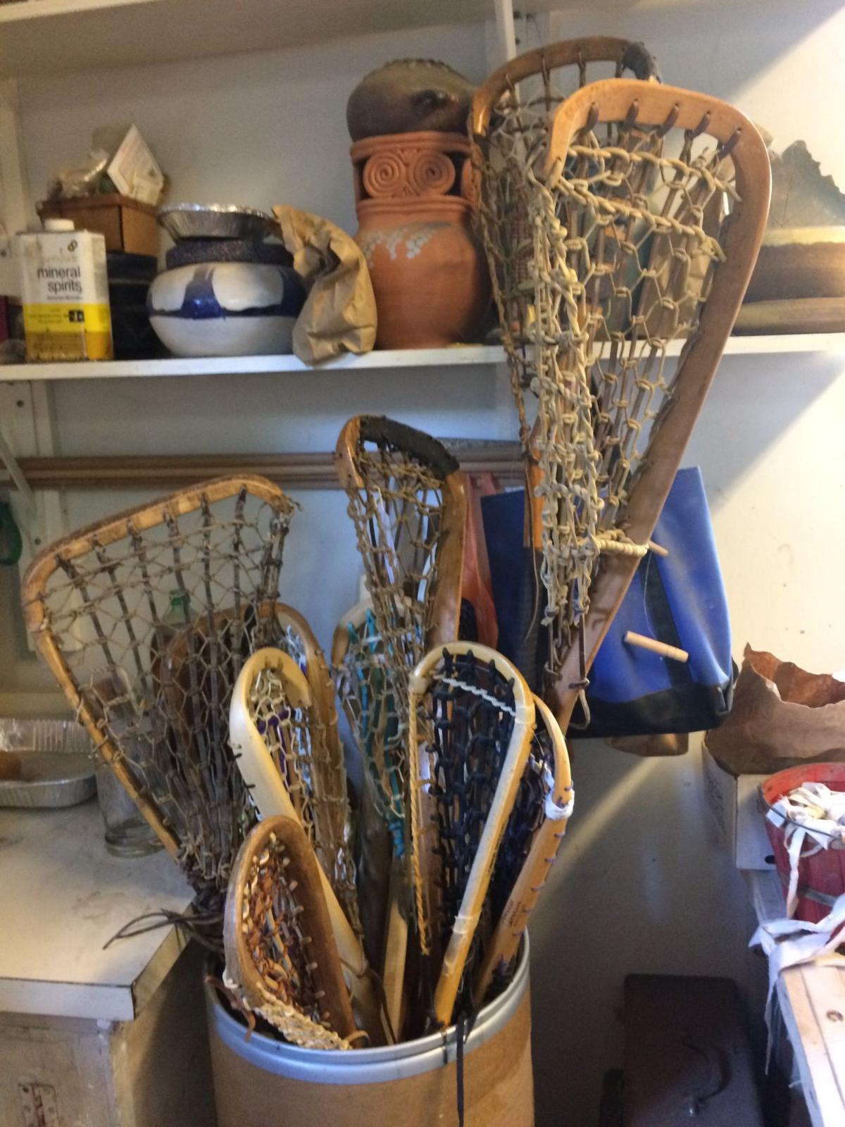Sean Kirst Wooden lacrosse stickmaker gives thanks at Six Nations